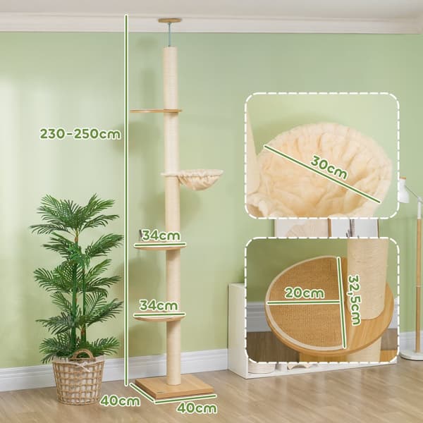 Klösträd, 230-250 cm, Ek+Cremevit