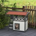 Miniatyrbillede 2 af 9: Kattehus, 77x50x73 cm, Hvid
