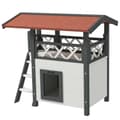 Miniatyrbillede 1 af 9: Kattehus, 77x50x73 cm, Hvid