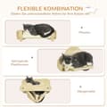 Miniatyrbild 5 av 9: Kattklättervägg Set, D30-730V80BG, 44x22x28 cm, Beige