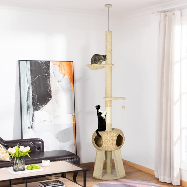 Klöspelare, Ø48 x 225-255H cm, Beige