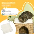 Miniatyrbild 6 av 9: Kattgrotta, 37,5x37,5x41,5 cm, Brun