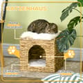 Miniatyrbild 7 av 9: Kattgrotta, 37,5x37,5x41,5 cm, Brun