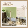 Miniatyrbild 4 av 9: Kattorn, 56H cm, Ø32x56H cm, Naturträ