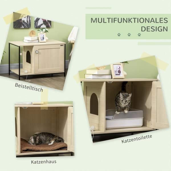 Kattekabinet, 86x48x52 cm, Eg