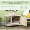 Miniatyrbillede 7 af 9: Kattekabinet, 86x48x52 cm, Eg