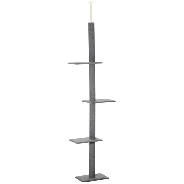 Justérbar Klöspelare, 43x27x228-260 cm, Grå