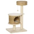Miniatyrbillede 1 af 9: Kradsetræ, 55x47x95 cm, Naturlig Beige