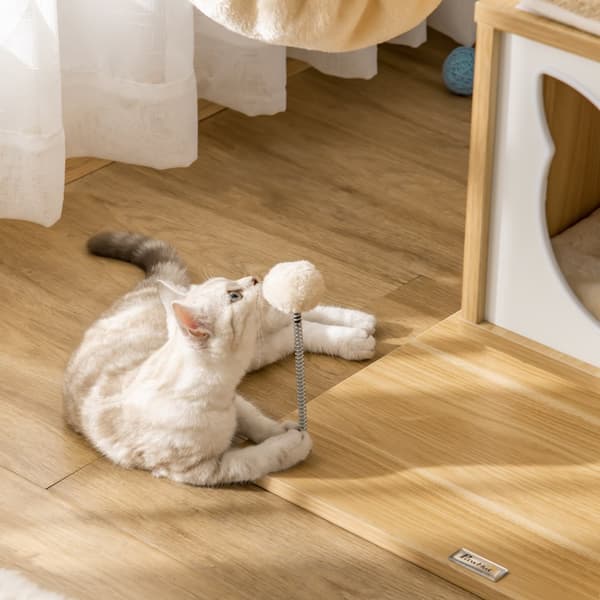 Katte træ, 48x40x126 cm, Beige