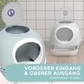 Miniatyrbillede 7 af 9: Katte Toilet, 47x55x44 cm, Blå