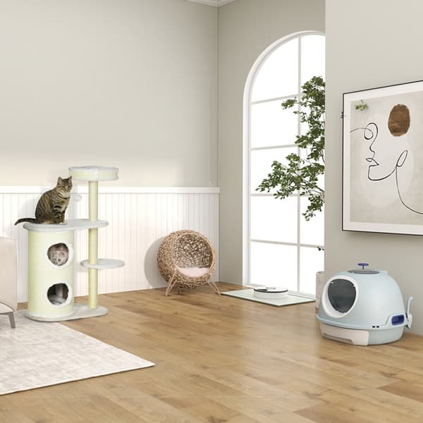 Katte Toilet, 47x55x44 cm, Blå