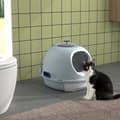 Miniatyrbillede 2 af 9: Katte Toilet, 47x55x44 cm, Blå