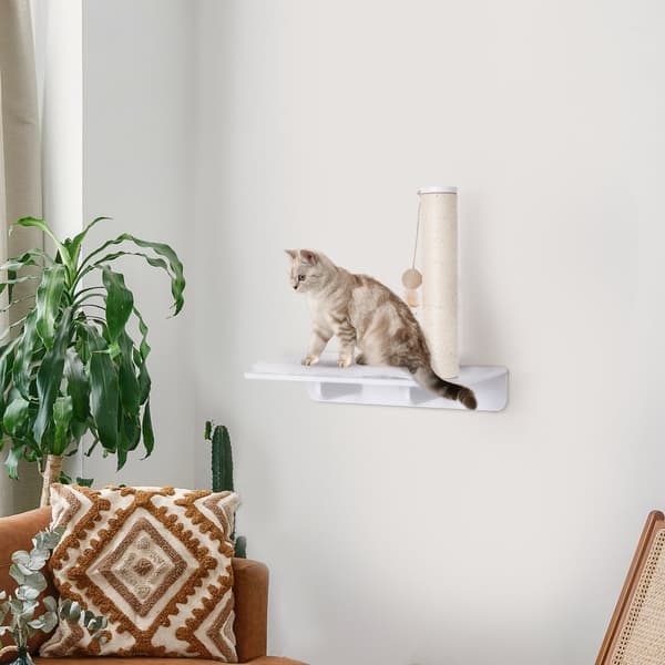 Kattlounge, 55x30x50 cm, Vit