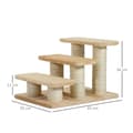 Miniatyrbillede 3 af 9: Kæledyrstrapper, D33-003, 45x35x34 cm, Creme