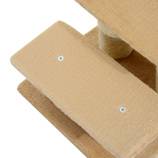 Kæledyrstrapper, D33-003, 45x35x34 cm, Creme