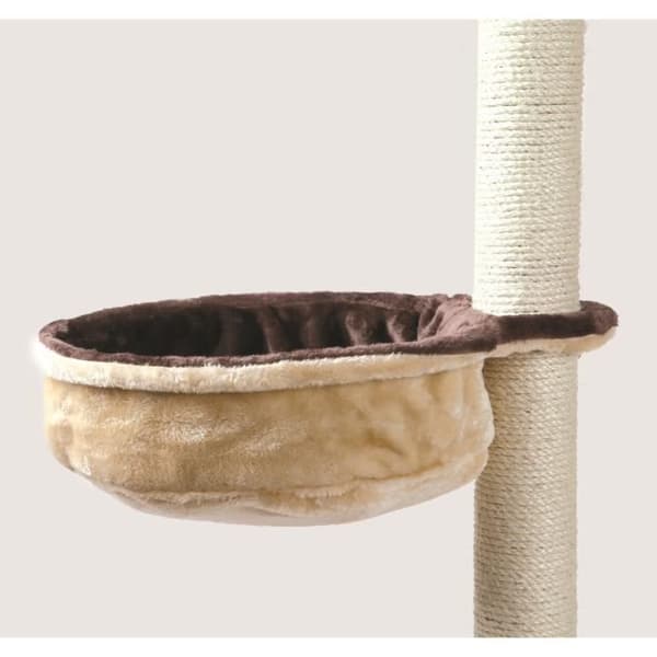 TRIXIE Komfortväska för klösträd Ø38 cm - Brun och beige - För katter