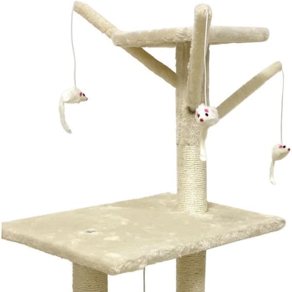 JIPSY Beige Klösträ - 79 x 34 x 138 cm - Beige