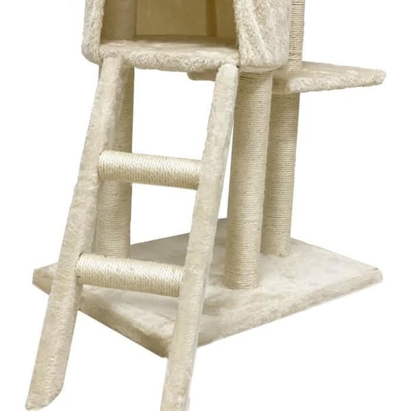 JIPSY Beige Klösträ - 79 x 34 x 138 cm - Beige