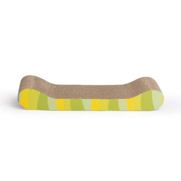 Wellpappskrapa 49x22x75 cm zebragrön