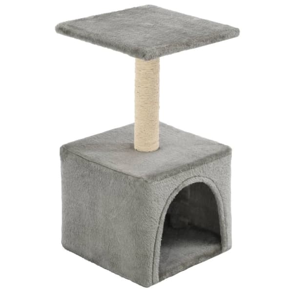 Klösträd med sisalpelare 55 cm grå