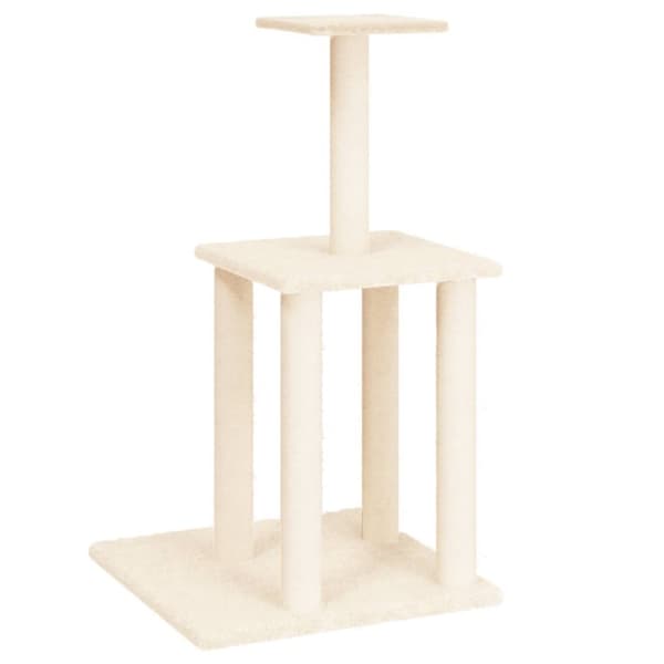 Klösträd med sisalpelare gräddvit 85,5 cm