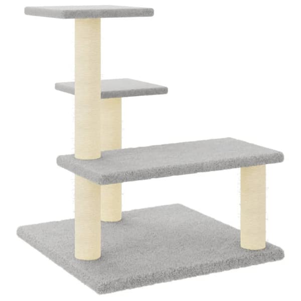 Klösträd med sisalpelare ljusgrå 61 cm