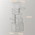 Miniatyrbillede 6 af 6: Scratching Post - Cat Tree - Med Cat Bakers