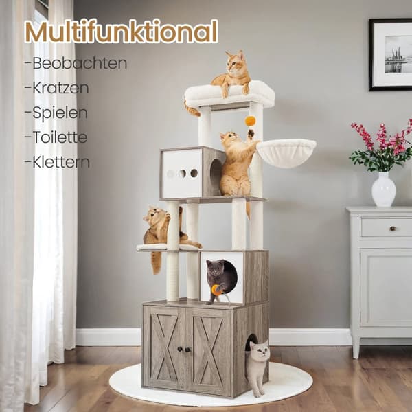 Kattträd - med kattbageri