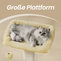 Miniatyrbild 3 av 5: Cat Tree - med plyschplattform - 40 x 30 cm - med skrapstolpe