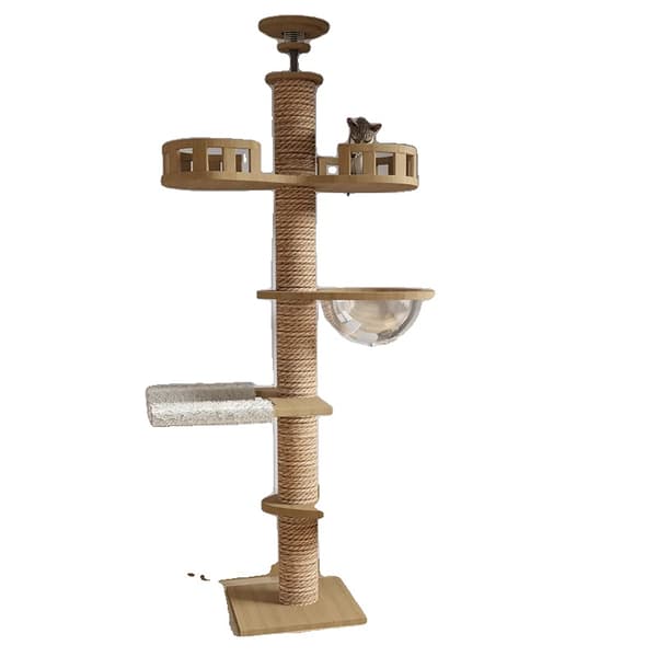 Justerbart Katte træ, Minimalistisk Design, Flere Platforme,B
