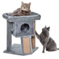 Miniatyrbild 2 av 4: Kattträd, Trämaterial, Tredelad Design