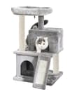 Miniatyrbild 1 av 2: Kattträd, flertäcktsdesign, robust träkonstruktion,AMT0140GY, som bild