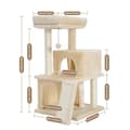Miniatyrbillede 1 af 2: Kattetårn, rummelige lejligheder, robust konstruktion,AMT0140BG-LF-a, L