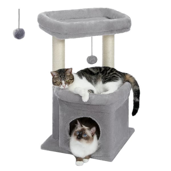 Kattträd, Mysig Kondo, Naturliga Sisal Klösträd,M, AMT0179GY