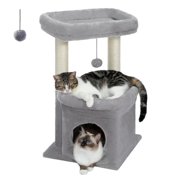 Kattträd, Mysig Kondo, Naturliga Sisal Klösträd,M, AMT0179GY
