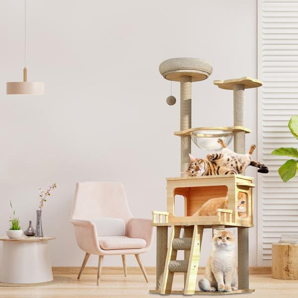 Kattekradsepost, Moderne Design, Holdbart Nylon, Behagelig Pind