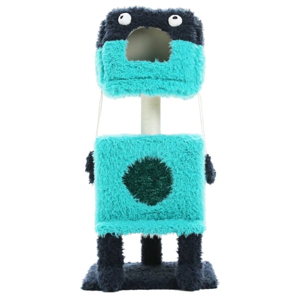 Monster-teemainen kissapuu, kaksi tasoa, kestävä rakenne,AMT0277BU-M, M