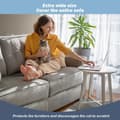Miniatyrbillede 6 af 7: Lollanda Gennemsigtigt sofabetræk til ridsemærker, møbelbetræk til kat og hund kan skæres til i den ønskede størrelse + 1 påføringsskraber 40x300cm