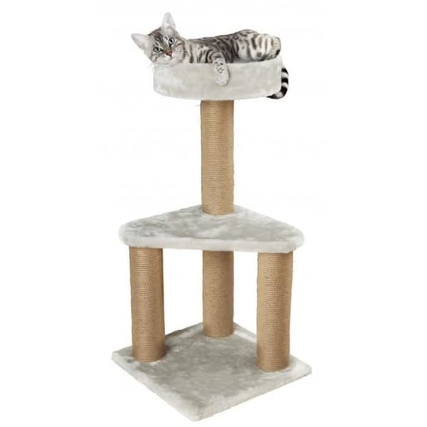 TRIXIE Cat Tree Ivan - H82 cm - Ljusgrå