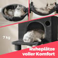 Miniatyrbild 4 av 5: Rootz 206 cm Cat Scratching Tree - Cat Tower - Scratch Post - 13 Scratch Pillars - Space Saving Design - 60cm x 50cm x 206 cm - Perfekt för lekfulla k