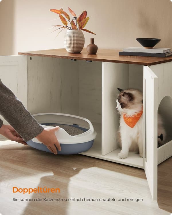 Rootz Cat House - Cat Condo - Kitty Shelter - Irrotettava osio - Kestävä muotoilu - 80 cm x 53cm x 50 cm