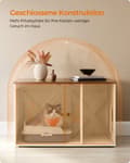Pikkukuva 2 / 7: Rootz Cat House - Cat Condo - Kitty Shelter - Irrotettava osio - Kestävä muotoilu - 80 cm x 53cm x 50 cm