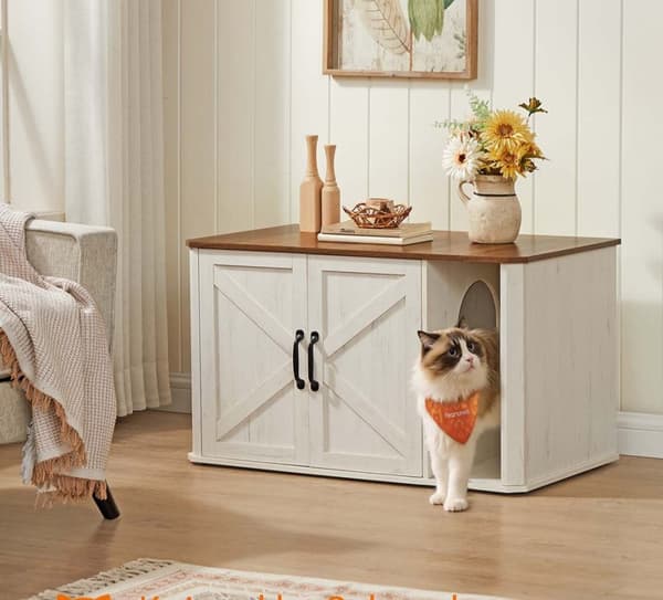 Rootz Cat House - Pet Shelter - Kitty Home - Stylish Design - 85cm x 48,5 cm x 50 cm