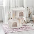 Miniatyrbillede 2 af 5: Rootz Cat Tree Scratching Post - Cat Tower - Stor platform - Holdbar sisal til katte 'kløer - 68 x 48 x 101 cm