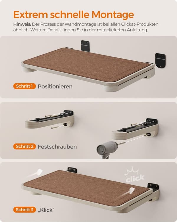 Rootz No. 003 Cat Bridge - Vægmonteret Cat Walkway - Feline Adventure Path - Holdbar & Stylish - 87,2 cm x 28 cm x 13,8 cm