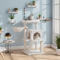 Miniatyrbillede 2 af 6: Rootz Ultimate Cat Tree - Stor platform - Scratching Post - Plush & Sisal - 48,1 x 48,1 x 96,1 cm