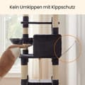 Miniatyrbild 3 av 5: Rootz XXL Cat Tree Scratching Post - Cat Playground - Pet Activity Tower - Stabilitet och komfort - 50 x 50 x 164 cm