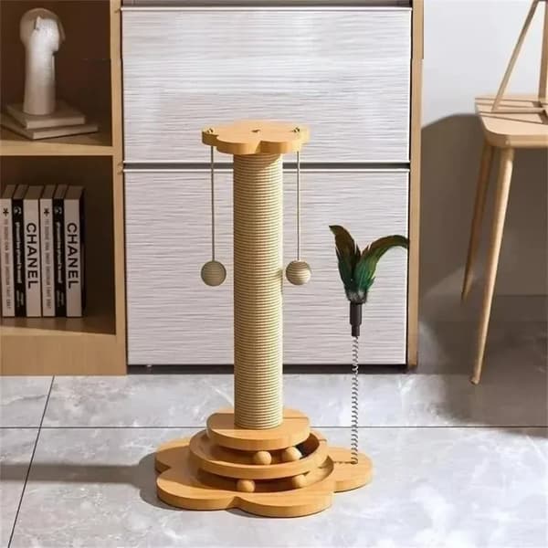 OBOSOE Pet Cat leksak katt skraper skivbord katt stick bollar hållbara Sisal skrapa bräda katt förnödenheter katt gripa kolumn