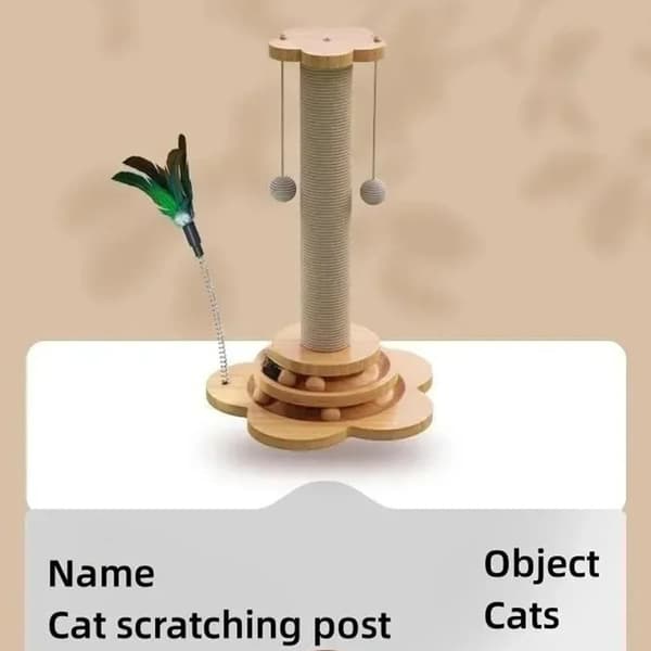 OBOSOE Pet Cat leksak katt skraper skivbord katt stick bollar hållbara Sisal skrapa bräda katt förnödenheter katt gripa kolumn