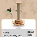 Miniatyrbild 5 av 9: OBOSOE Pet Cat leksak katt skraper skivbord katt stick bollar hållbara Sisal skrapa bräda katt förnödenheter katt gripa kolumn